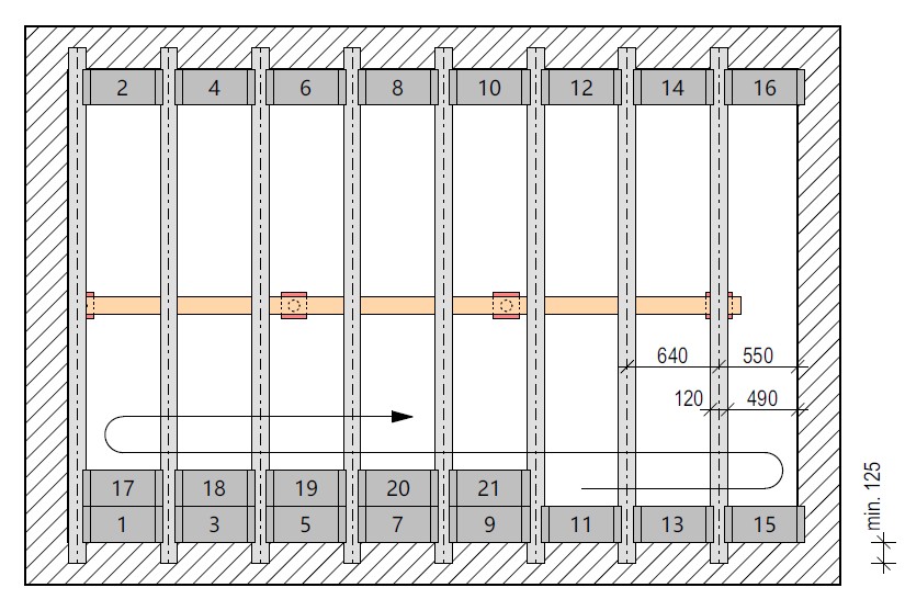 Osazování stropních nosníků a vložek